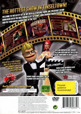 Buzz! The Hollywood Quiz box cover back